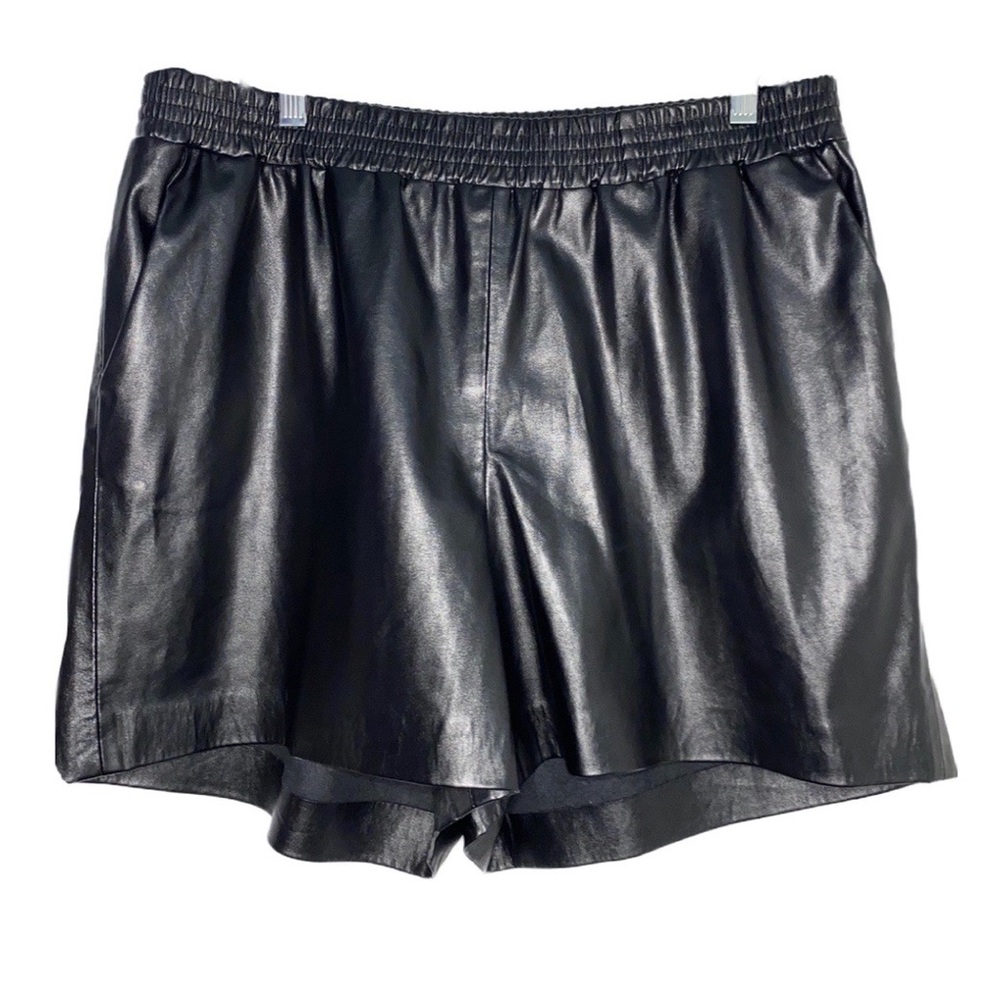 Eloquii Faux leather shorts